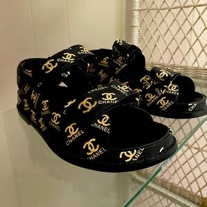 Chanel sandals. Size 37. Fits a size 7.5.